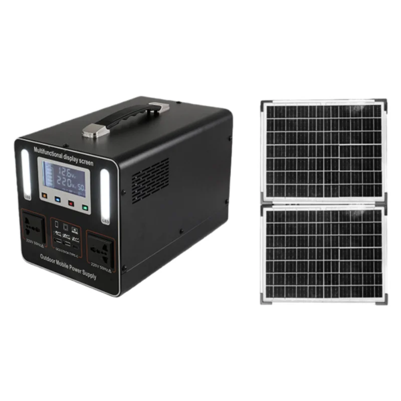 1000W Portable Power Station Outdoor Camping LiFePO4 1100Wh Solar Generator with MPPT Controller for RV Home Emergency Car
1000W Portable Power Station Outdoor Camping LiFePO4 1100Wh Solar Generator with MPPT Controller for RV Home Emergency Car