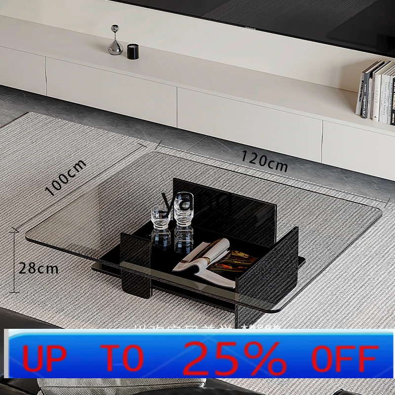 LTT light luxury living room coffee table minimalist home modern small table glass
LTT light luxury living room coffee table minimalist home modern small table glass