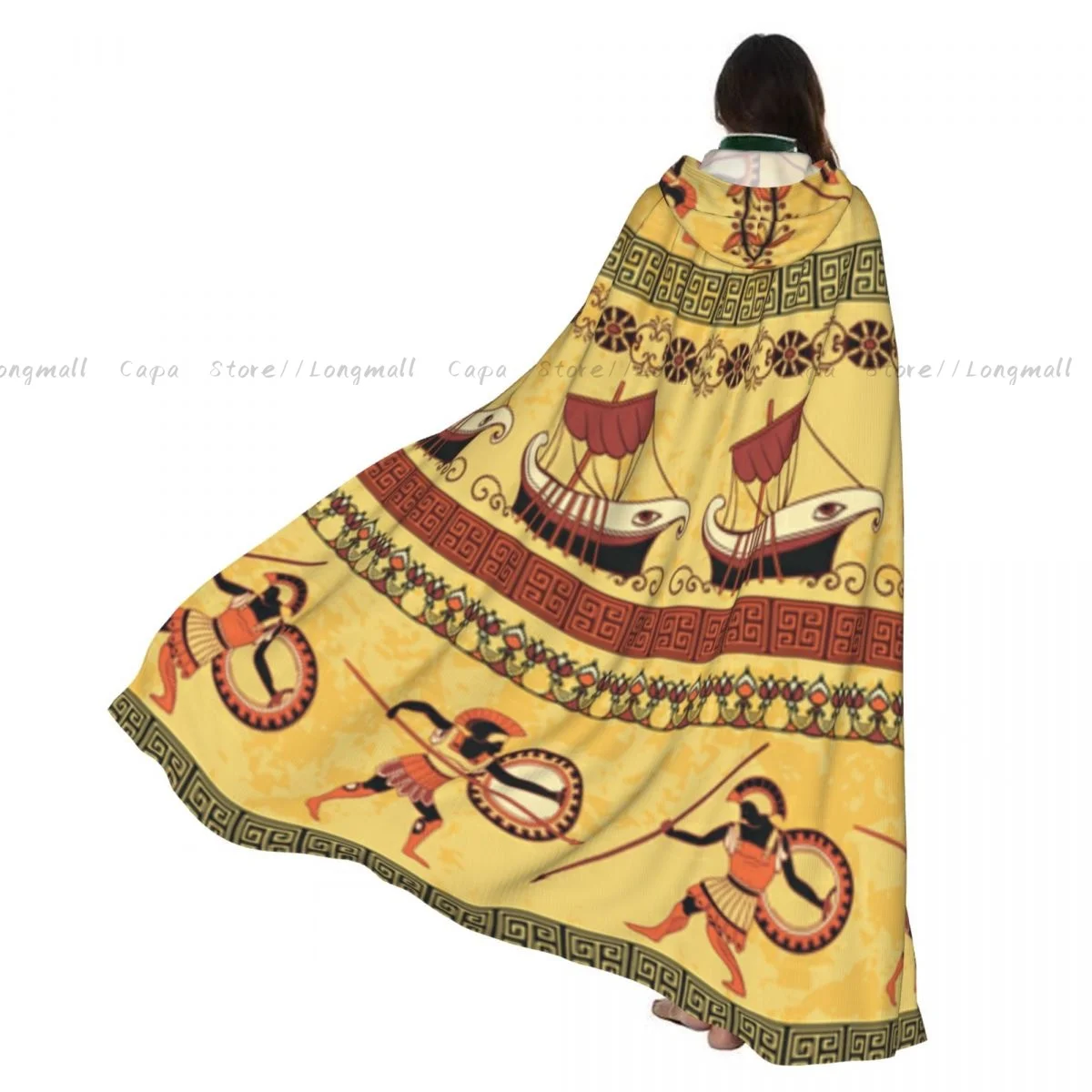 Witch Cloak Ancient Greek Ships Fighting People Traditional Ethnic Halloween Cosplay Costume Unisex Adult Cloak Retro Ages Cape
Witch Cloak Ancient Greek Ships Fighting People Traditional Ethnic Halloween Cosplay Costume Unisex Adult Cloak Retro Ages Cape