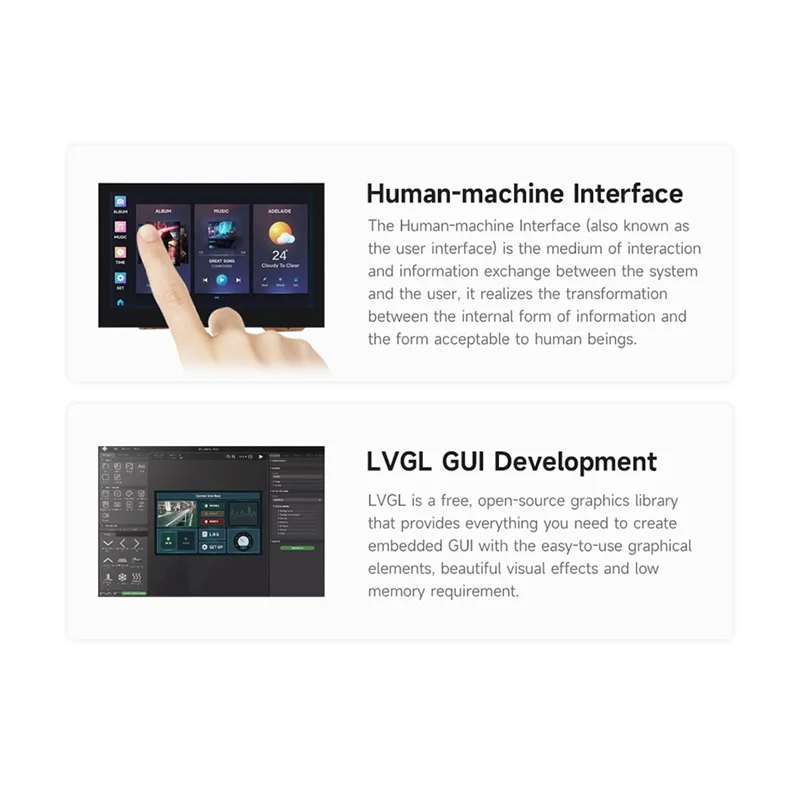 ABZZ-ESP32-S3 4,3-дюймовый емкостный сенсорный экран, макетная плата, двухъядерный процессор, 240 МГц, Wi-Fi, Bluetooth, встроенная антенна
ABZZ-ESP32-S3 4,3-дюймовый емкостный сенсорный экран, макетная плата, двухъядерный процессор, 240 МГц, Wi-Fi, Bluetooth, встроенная антенна
