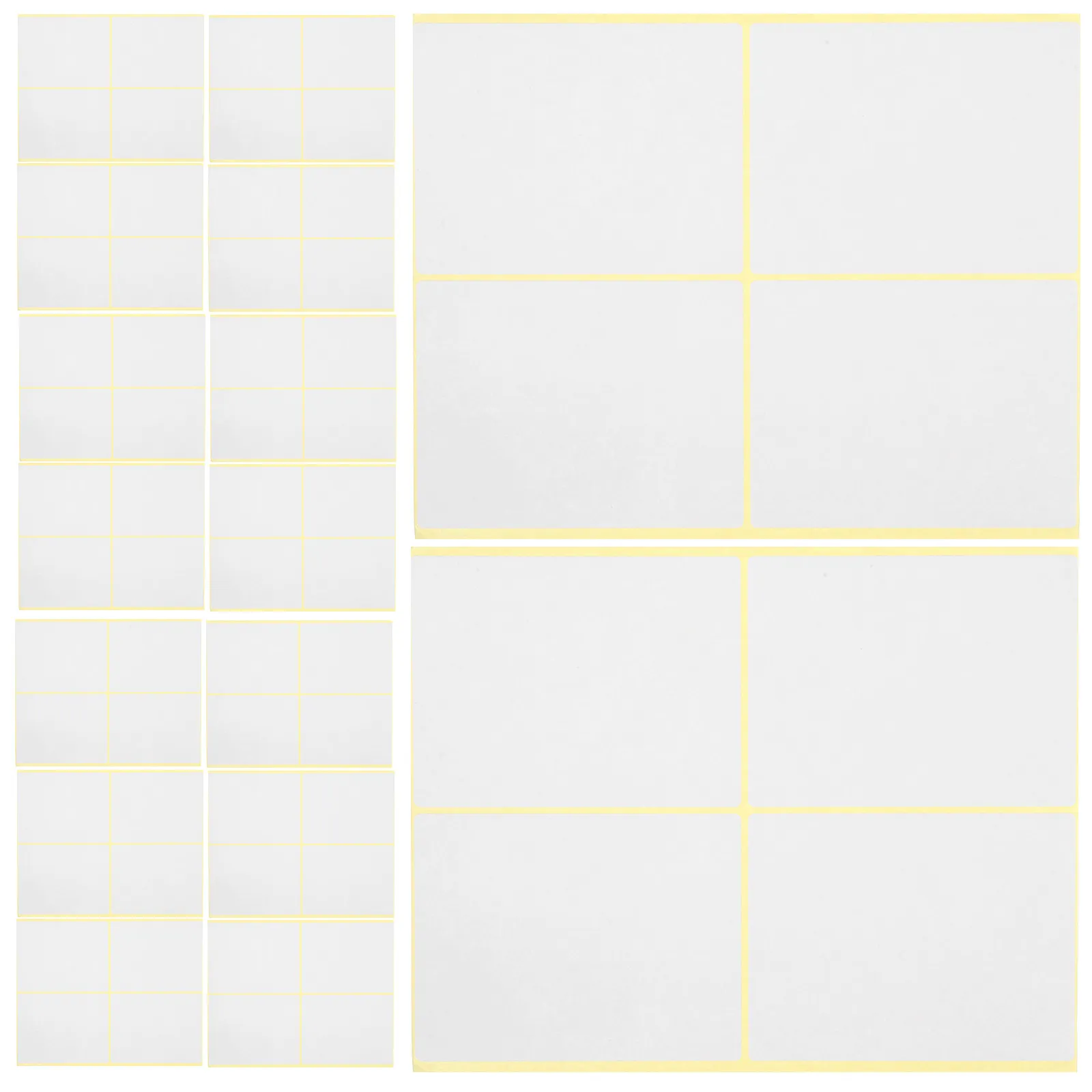 120Pcs Large Rectangle Adhesive Labels Blank Sticker Labels to Write on for Mail Packages Labeling Storage Bins Bookshelf
120Pcs Large Rectangle Adhesive Labels Blank Sticker Labels to Write on for Mail Packages Labeling Storage Bins Bookshelf