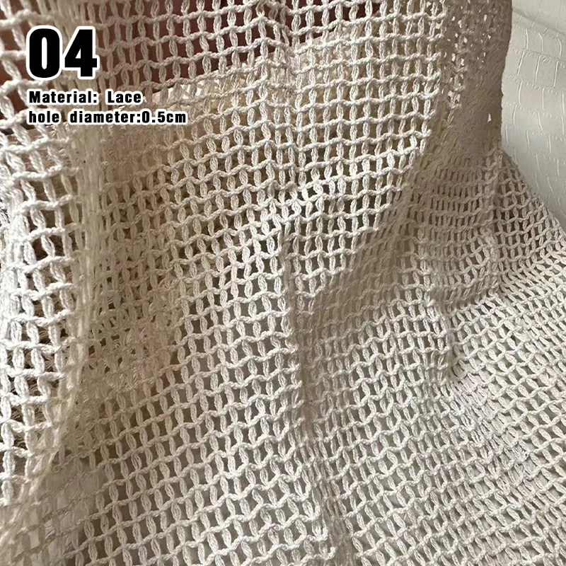 50*150cm Creative Cotton Mesh Fabric Hollow Texture Perspective Lace Clothing Designer Fabric For Sewing Apparel Costume
50*150cm Creative Cotton Mesh Fabric Hollow Texture Perspective Lace Clothing Designer Fabric For Sewing Apparel Costume