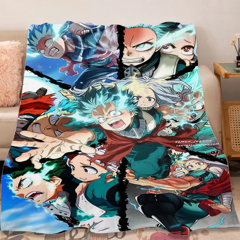 Sofa Blankets A-My Heroe Academías Winter Custom Blanket Microfiber Bedding Fluffy Soft Blankets Warm Bed Fleece Camping Blanket
Sofa Blankets A-My Heroe Academías Winter Custom Blanket Microfiber Bedding Fluffy Soft Blankets Warm Bed Fleece Camping Blanket