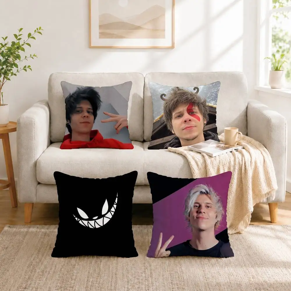I-Influencer El Rubius Pillow Case Square Double-Sided Sofa Cushion Cover Bedroom Bedside Pillow Gift
I-Influencer El Rubius Pillow Case Square Double-Sided Sofa Cushion Cover Bedroom Bedside Pillow Gift