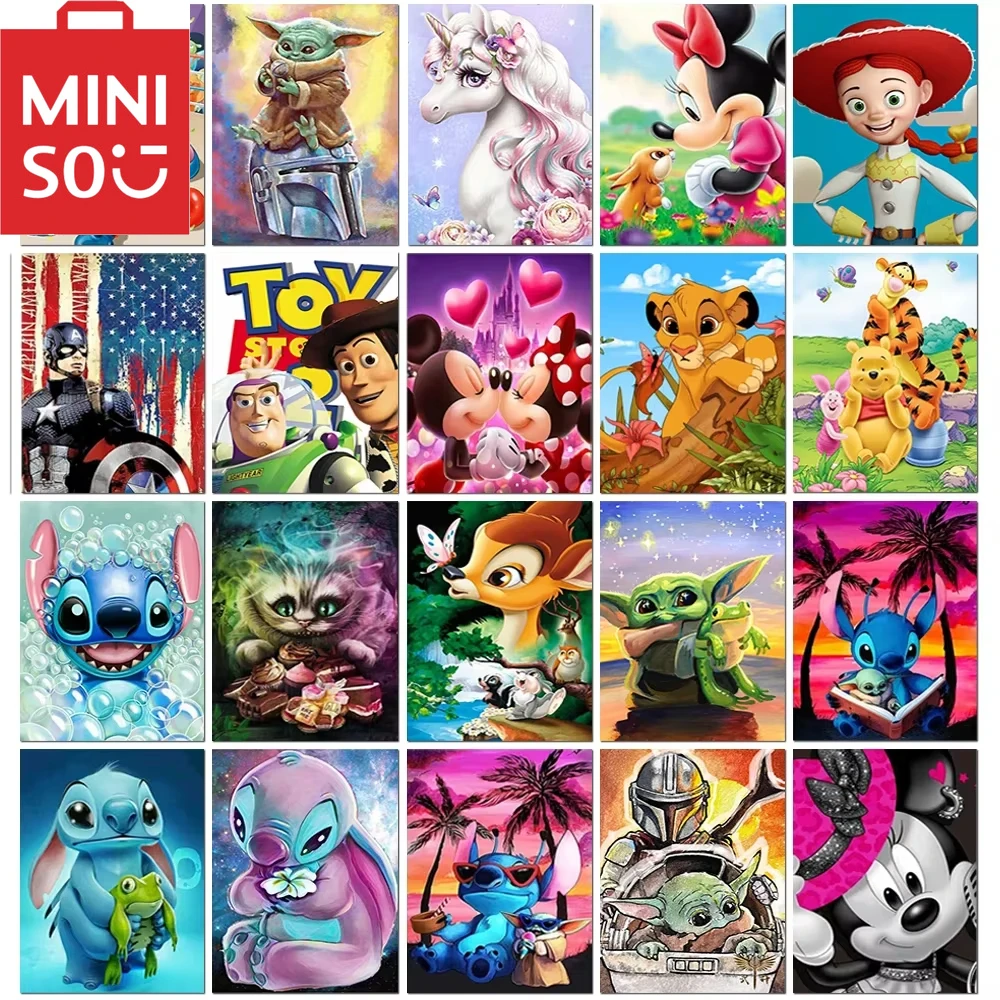MINISO картина маслом по номерам Disney Stitch Микки Маус украшение дома картина настенная спальня декор комнаты подарок рамки
MINISO картина маслом по номерам Disney Stitch Микки Маус украшение дома картина настенная спальня декор комнаты подарок рамки