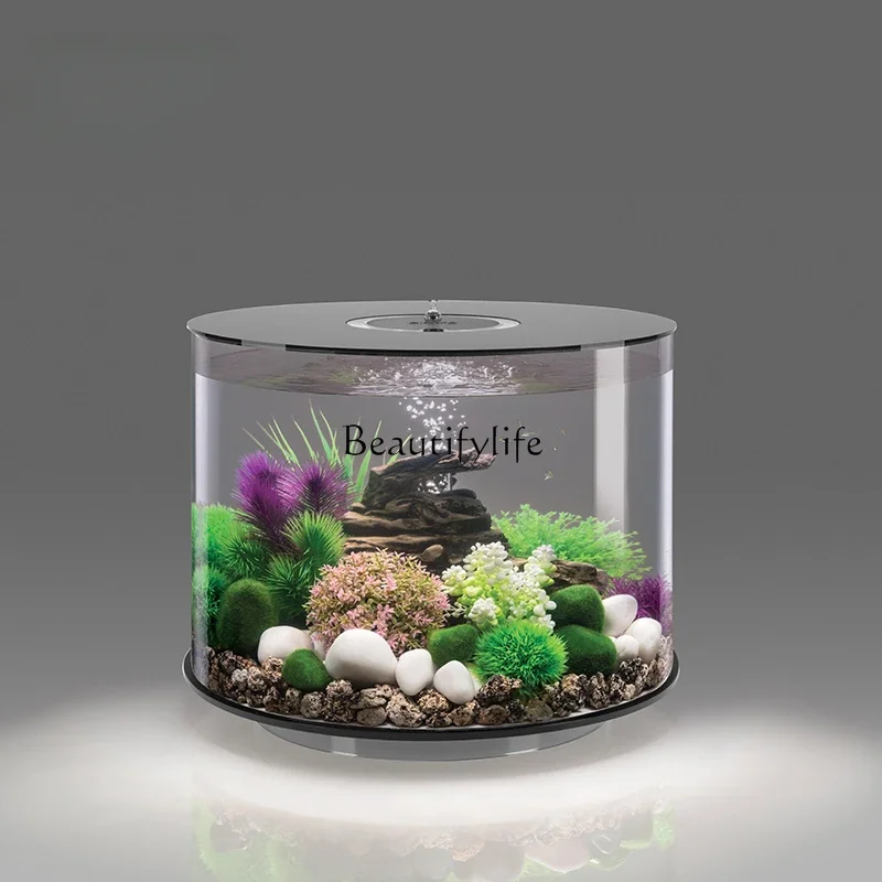 LD33Cylindrical Household Living Room Acrylic Fish Tank Ecological Desktop Aquarium Landscape
LD33Cylindrical Household Living Room Acrylic Fish Tank Ecological Desktop Aquarium Landscape