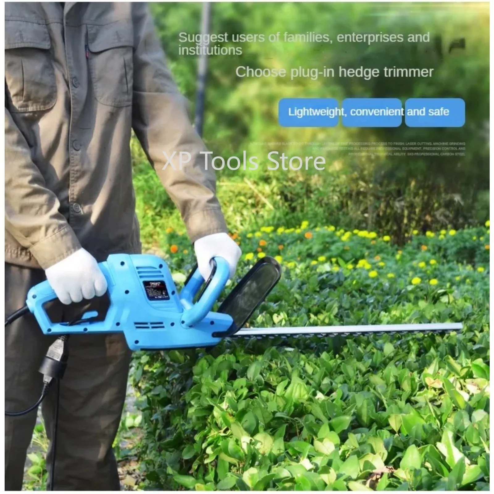 220V Electric Garden Hedge Trimmer with Lithium Battery and Flower Grass Cutting Function garden tool
220V Electric Garden Hedge Trimmer with Lithium Battery and Flower Grass Cutting Function garden tool