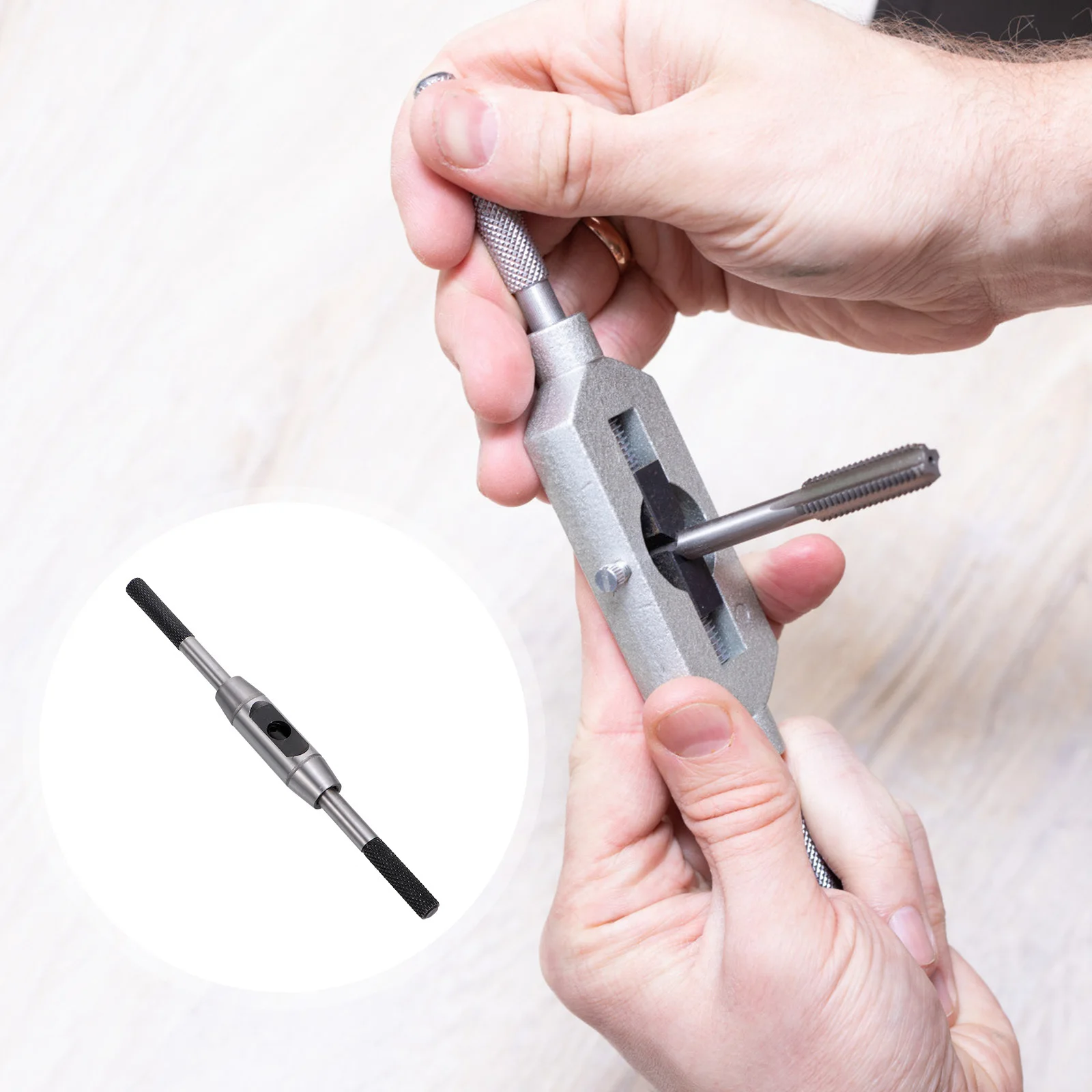 1Pcs Robust Steel Tapping Wrench for Multi Purpose Use in Workshop Garage and Industrial Environments Tap Wrench
1Pcs Robust Steel Tapping Wrench for Multi Purpose Use in Workshop Garage and Industrial Environments Tap Wrench