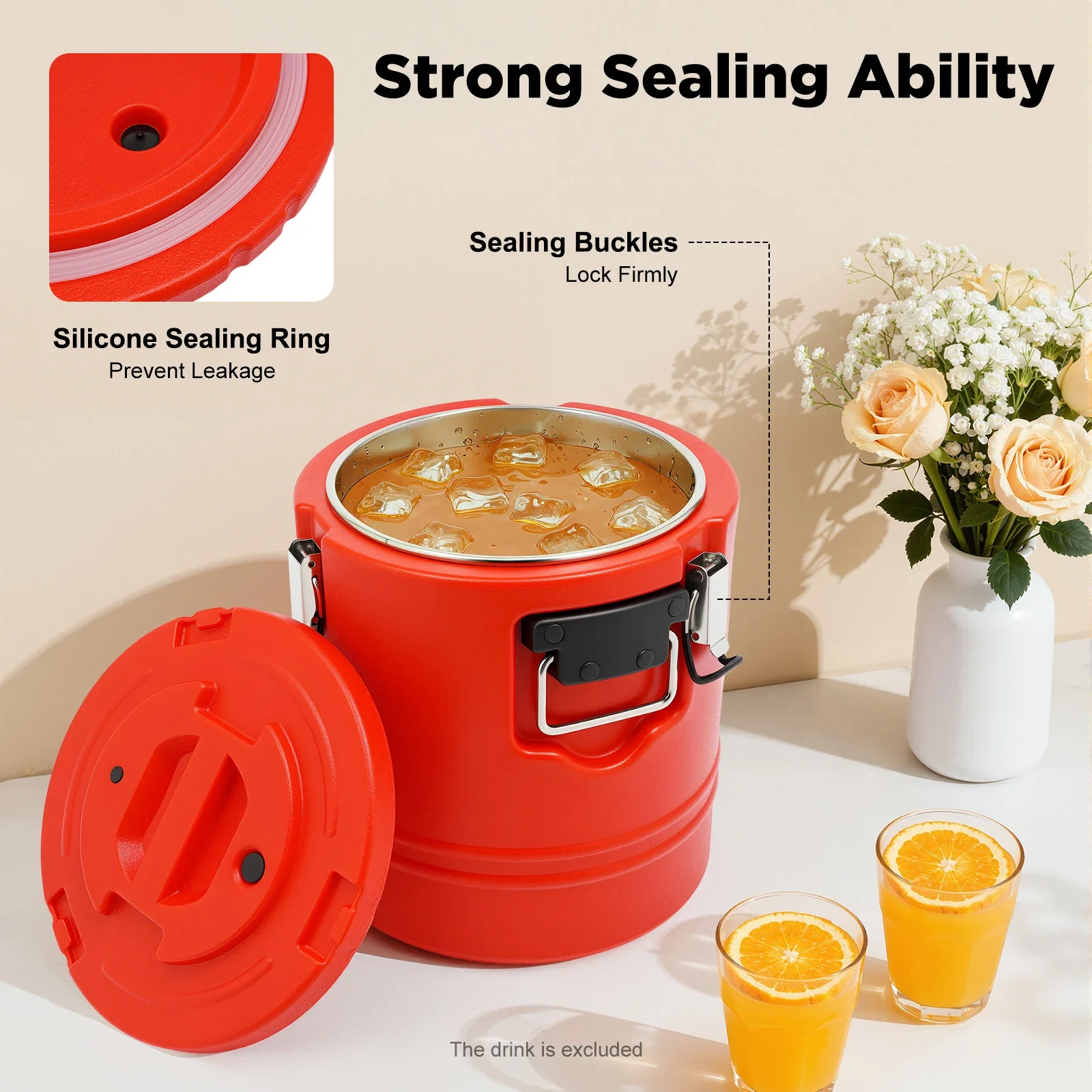 НОВЫЙ энергосберегающий изолированный контейнер для супа объемом 15 л/15,85 литров, коммерческий круглый термогоршок, для кухонь, банкет на открытом воздухе, киоска
НОВЫЙ энергосберегающий изолированный контейнер для супа объемом 15 л/15,85 литров, коммерческий круглый термогоршок, для кухонь, банкет на открытом воздухе, киоска