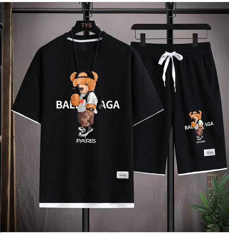 Summer men's sets fashion Korean sports short sleeve T-shirt + sports shorts suit casual shopping jogging suit men's clothing
Summer men's sets fashion Korean sports short sleeve T-shirt + sports shorts suit casual shopping jogging suit men's clothing