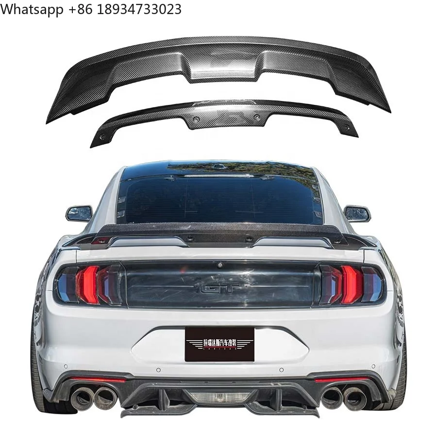 Задний спойлер LARIDAS GT500 Style из сухого карбона для Ford Mustang GT 5.0 2.3T 2015-2023, высокое качество, 100% совместимость
Задний спойлер LARIDAS GT500 Style из сухого карбона для Ford Mustang GT 5.0 2.3T 2015-2023, высокое качество, 100% совместимость