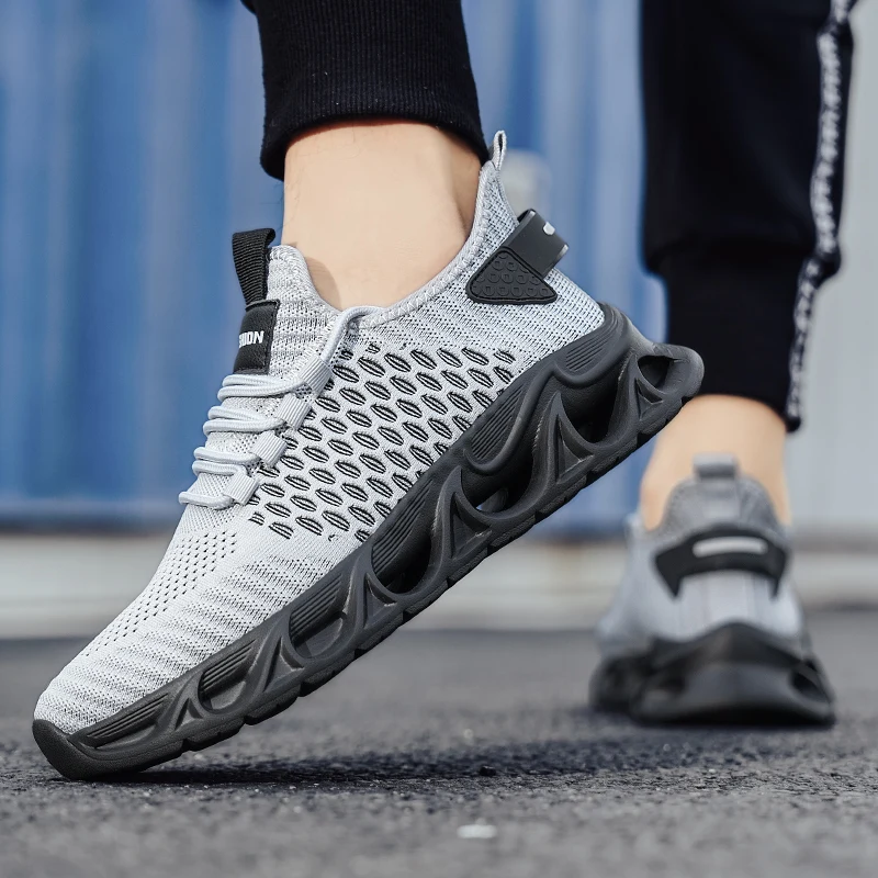 YRZL Mens Sport Shoes Breathable Lightweight Sneakers Outdoor Mesh Black Running Shoes Athletic Jogging Tenis Walking Shoes Man
YRZL Mens Sport Shoes Breathable Lightweight Sneakers Outdoor Mesh Black Running Shoes Athletic Jogging Tenis Walking Shoes Man