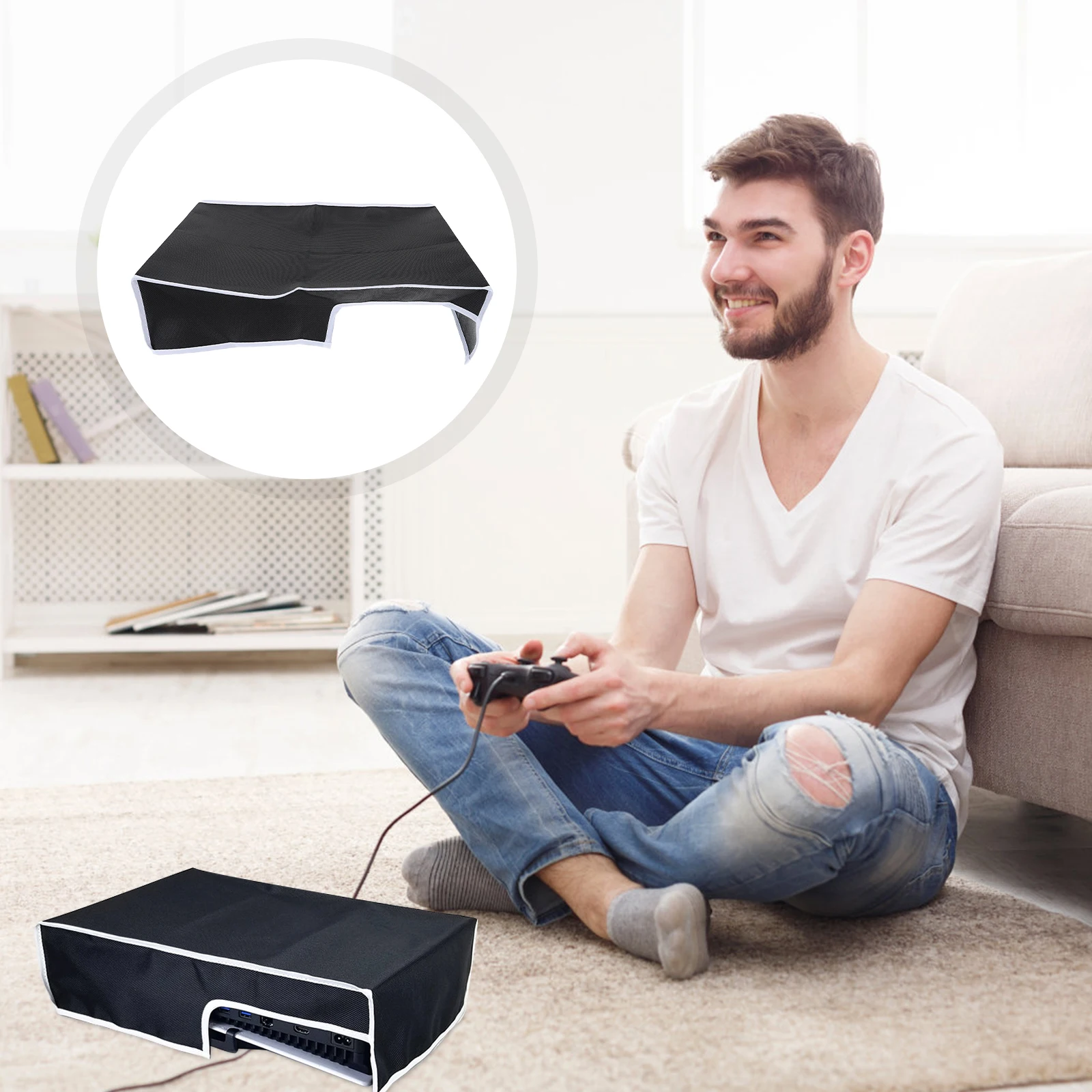 Dust Cover for Game Console Oxford Cloth Protective Gaming Controller Foldable Storage Wear Resistant Durable Game Console
Dust Cover for Game Console Oxford Cloth Protective Gaming Controller Foldable Storage Wear Resistant Durable Game Console