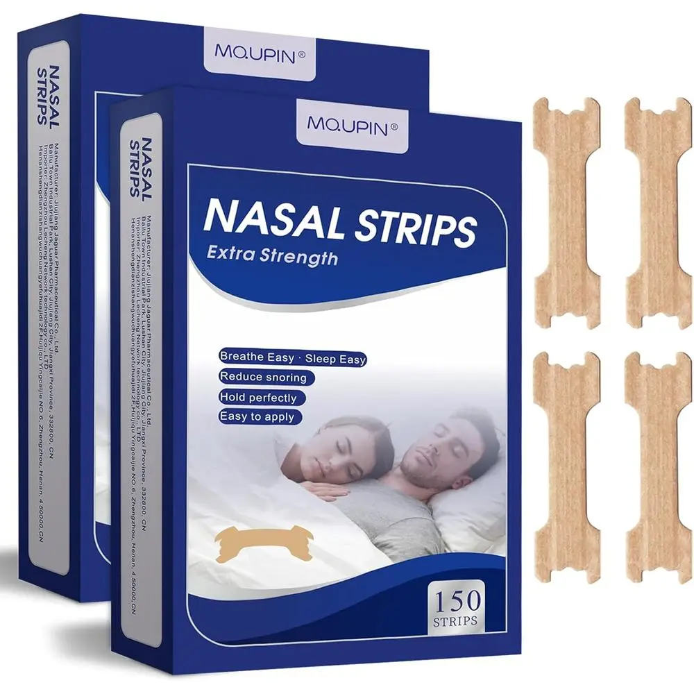 Upgraded 300-Count Nasal Strips for Snoring Relief and Improved Breathing (66mm x 19mm)
Upgraded 300-Count Nasal Strips for Snoring Relief and Improved Breathing (66mm x 19mm)