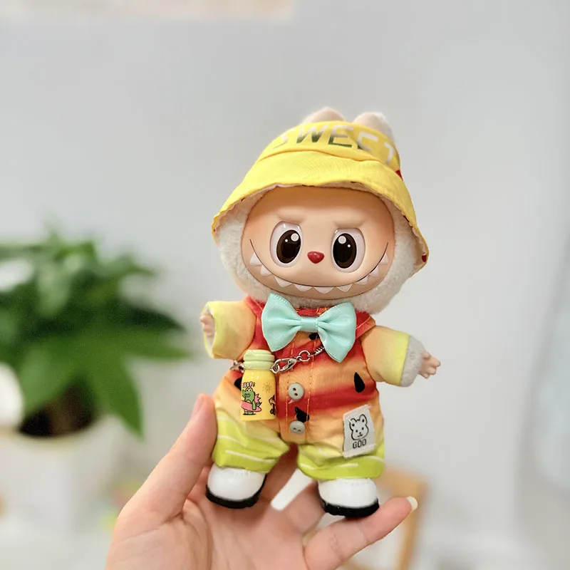 Clothes For Labubu Vibrant Gradient Outfit Set With SWEET Yellow Hats Bow Ties For 15/17cm Labubu Dolls 1st-3rd Gen
Clothes For Labubu Vibrant Gradient Outfit Set With SWEET Yellow Hats Bow Ties For 15/17cm Labubu Dolls 1st-3rd Gen