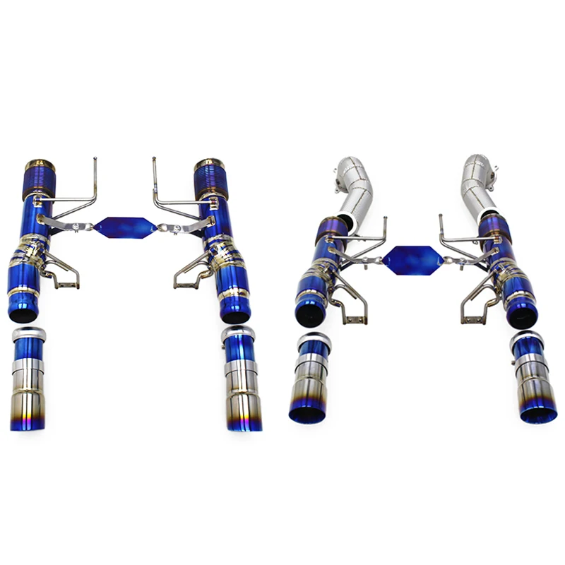 Titanium Exhaust Pipe System For Mclaren 720S 4.0 2017-2019 Catback Muffler And Heat Shielded Downpipes Performance System
Titanium Exhaust Pipe System For Mclaren 720S 4.0 2017-2019 Catback Muffler And Heat Shielded Downpipes Performance System