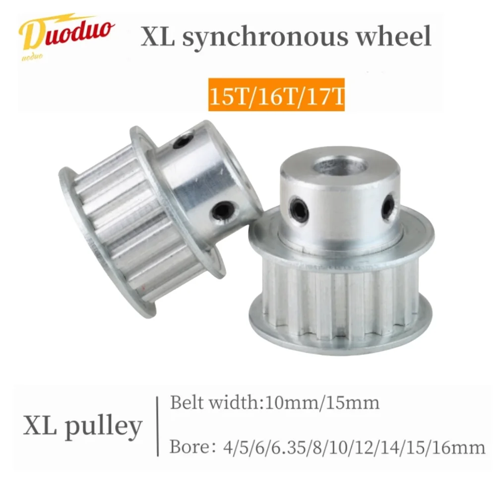 XL Synchronous Pulley BF Type 15 Teeth 16 Teeth 17 Teeth XL timing belt gear Belt width:10mm/15mm, Inner Hole 4mm-16mm XL Gear,
XL Synchronous Pulley BF Type 15 Teeth 16 Teeth 17 Teeth XL timing belt gear Belt width:10mm/15mm, Inner Hole 4mm-16mm XL Gear,