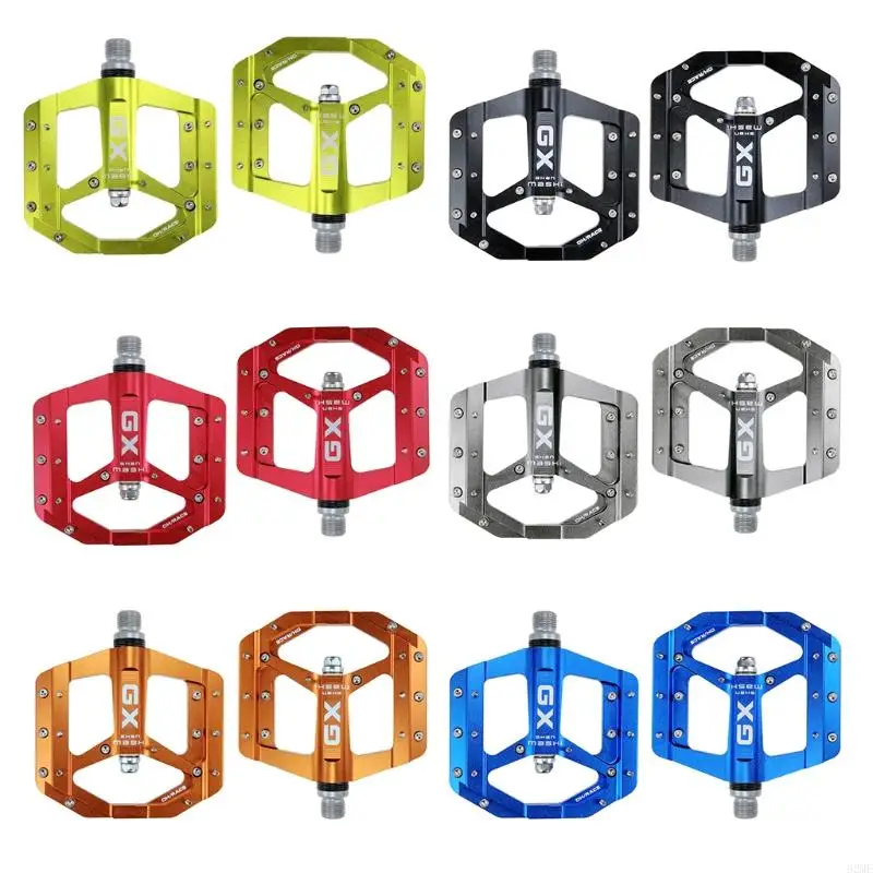 92ME 1 Pair Road Mountain Bike Non-slip Flat Pedals Aluminum Alloy 3 Sealed Bearings Pedals MTB Cycling Accessories
92ME 1 Pair Road Mountain Bike Non-slip Flat Pedals Aluminum Alloy 3 Sealed Bearings Pedals MTB Cycling Accessories