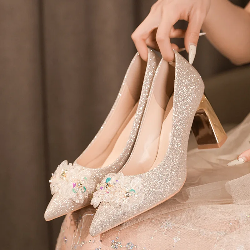 Luxury High Quality Shoes Women New Rhinestone High Heels Women's Heel
Luxury High Quality Shoes Women New Rhinestone High Heels Women's Heel