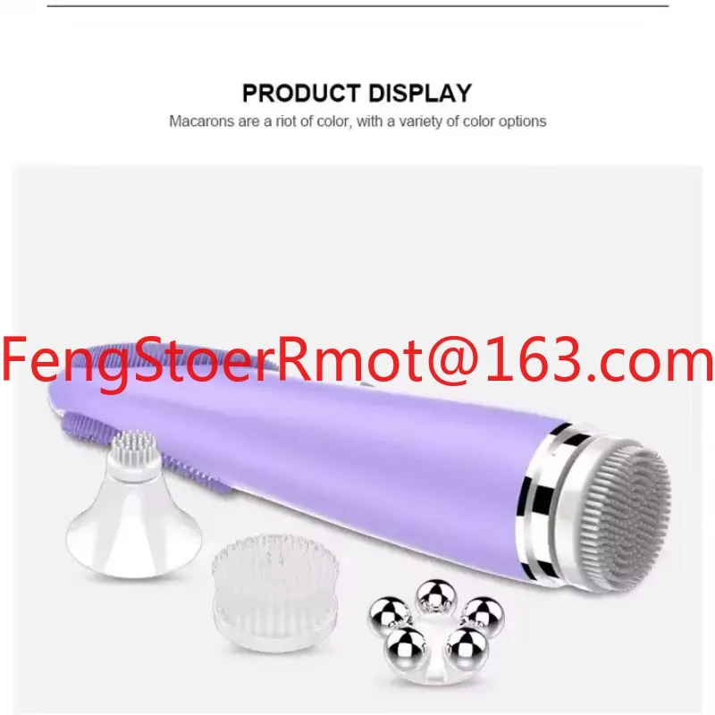 Rechargeable deep cleaning and heating facial brush multi head facial massager
Rechargeable deep cleaning and heating facial brush multi head facial massager