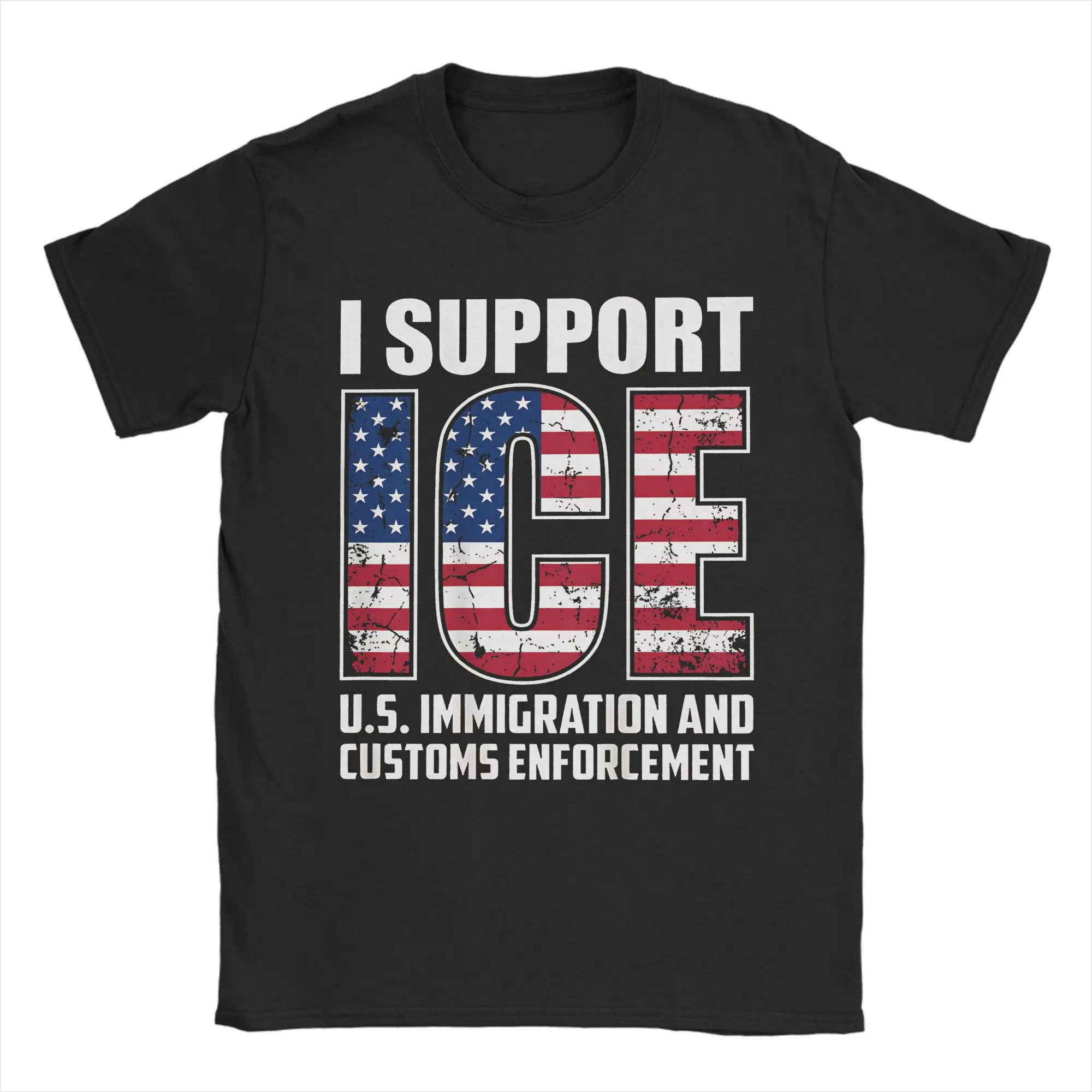 Vintage I support ICE us immigration and customs enforcement T-Shirt Men Round Neck Cotton T Shirts Short Sleeve Tee Shirt
Vintage I support ICE us immigration and customs enforcement T-Shirt Men Round Neck Cotton T Shirts Short Sleeve Tee Shirt