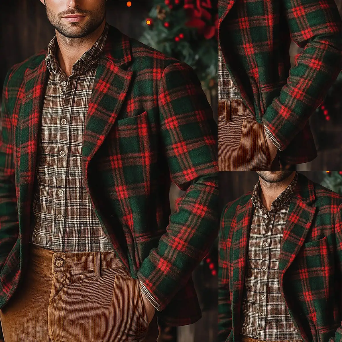 Рождественский мужской костюм, классическая деловая одежда, костюмы на заказ, одно пальто, жених, жених, официальные мероприятия, большие размеры по индивидуальному заказу
Рождественский мужской костюм, классическая деловая одежда, костюмы на заказ, одно пальто, жених, жених, официальные мероприятия, большие размеры по индивидуальному заказу