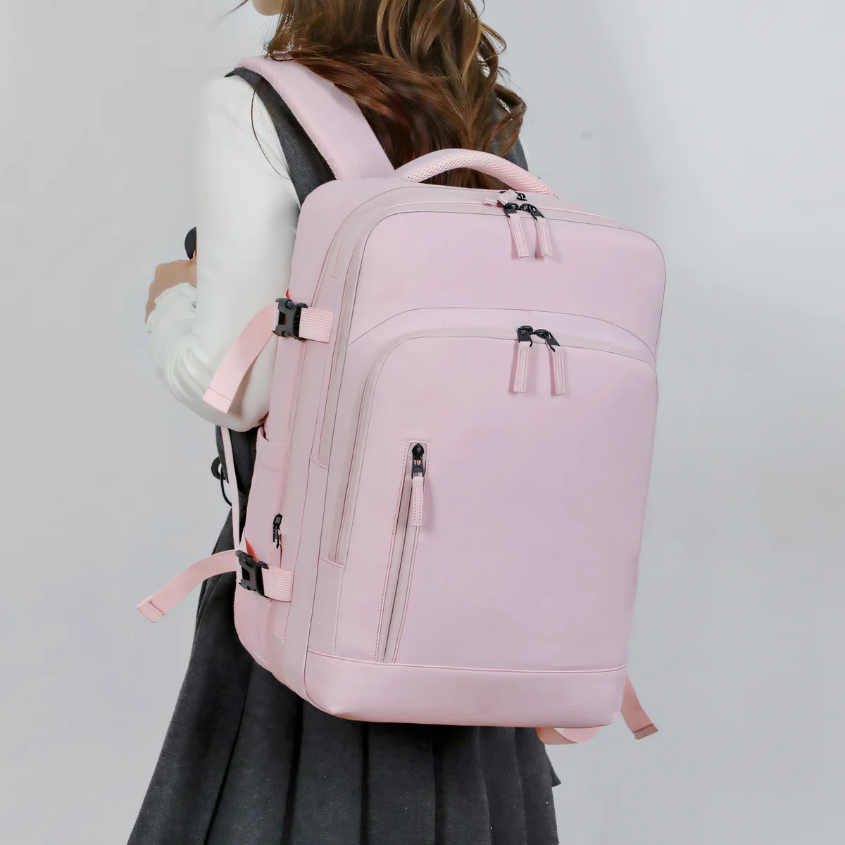 Backpack for Women, Short-Distance Travel Bag for Male College Students, Expandable Commuter Business Trip Laptop Backpack, School Bag
Backpack for Women, Short-Distance Travel Bag for Male College Students, Expandable Commuter Business Trip Laptop Backpack, School Bag