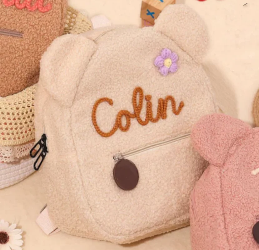 Custom Teddy Bear Backpack Embroidered Name Kids School Backpack Children's Day Party Gifts Birthday Bags with Personalized Name
Custom Teddy Bear Backpack Embroidered Name Kids School Backpack Children's Day Party Gifts Birthday Bags with Personalized Name