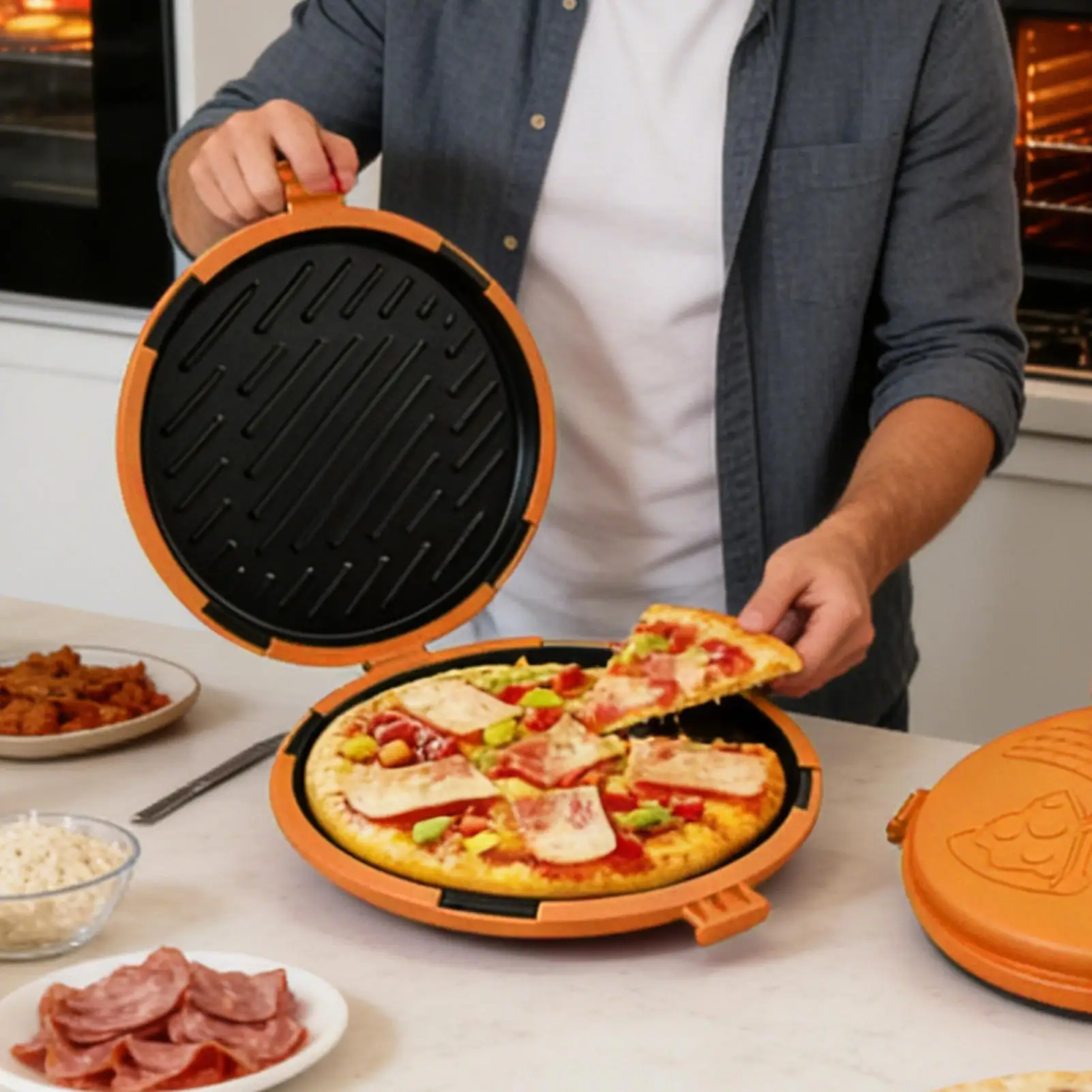 Microwave Sandwich Baking Tray Quick-Heat Pizza Plate Microwave Sandwich Toaster For Oven Kitchen Home School Dorm Pancake
Microwave Sandwich Baking Tray Quick-Heat Pizza Plate Microwave Sandwich Toaster For Oven Kitchen Home School Dorm Pancake