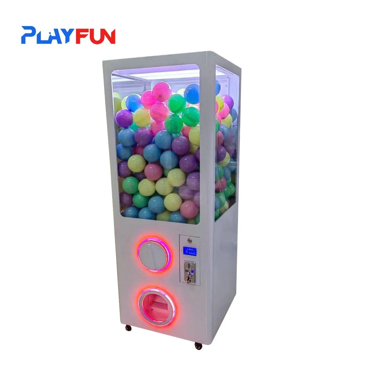 Playfun Easy Play 100mm Big Large Gumball Toy Eggs Gashapon Gift Prize Capsule Game Machine For Shopping Mall Center
Playfun Easy Play 100mm Big Large Gumball Toy Eggs Gashapon Gift Prize Capsule Game Machine For Shopping Mall Center