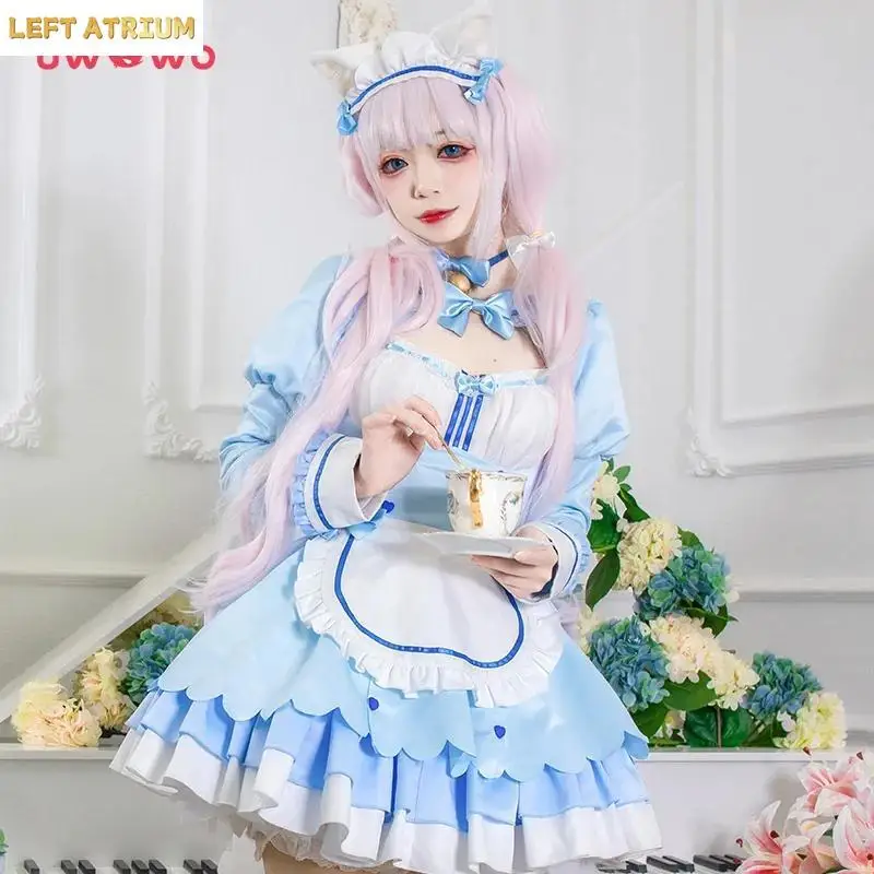 IN STOCK UWOWO Vanilla Cosplay Game vol.4 Chocolaa&Vanillaa Cosplay Maid Dress Cute Blue For Women Outfits Costumes
IN STOCK UWOWO Vanilla Cosplay Game vol.4 Chocolaa&Vanillaa Cosplay Maid Dress Cute Blue For Women Outfits Costumes