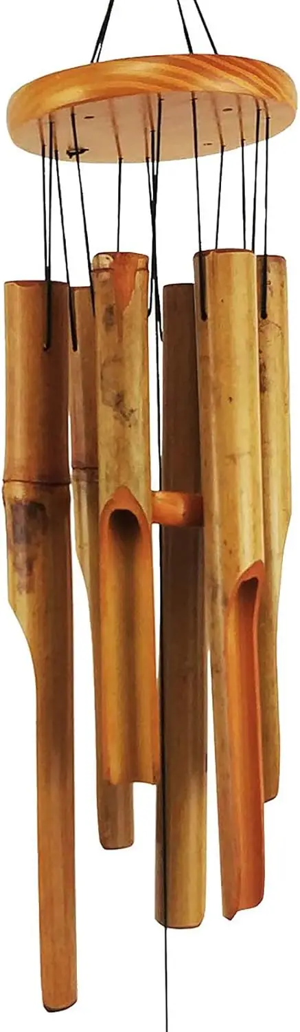 Bamboo Wind Chimes, Deep Tones, Outdoor Garden Decor, Natural Wooden Gift
Bamboo Wind Chimes, Deep Tones, Outdoor Garden Decor, Natural Wooden Gift