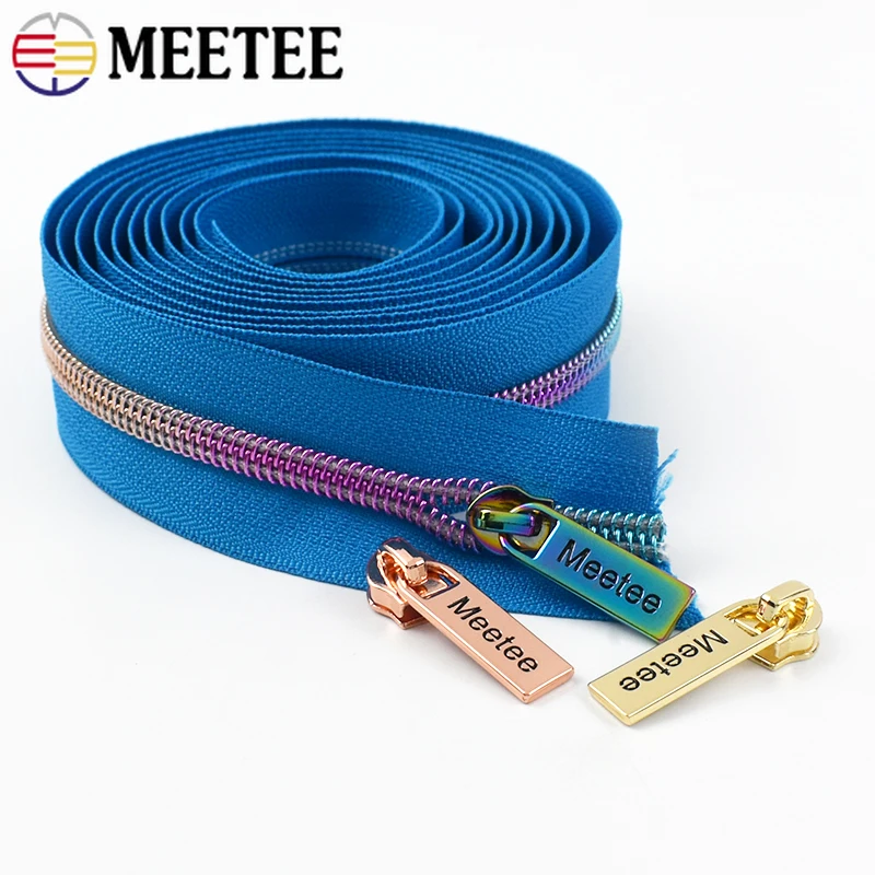 1-10M Meetee 5# Zipper Tape with Puller Slider Nylon Coil Zips Bag Garment Pocket Sewing Zippers Head DIY Repair Kit Accessories
1-10M Meetee 5# Zipper Tape with Puller Slider Nylon Coil Zips Bag Garment Pocket Sewing Zippers Head DIY Repair Kit Accessories