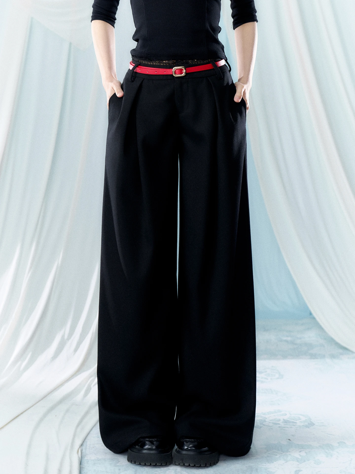 Black Wide Leg Loose Casual Pants High Waist Women's Spring 2026 New Style Comfortable Loose Fit Trousers for Ladies
Black Wide Leg Loose Casual Pants High Waist Women's Spring 2026 New Style Comfortable Loose Fit Trousers for Ladies