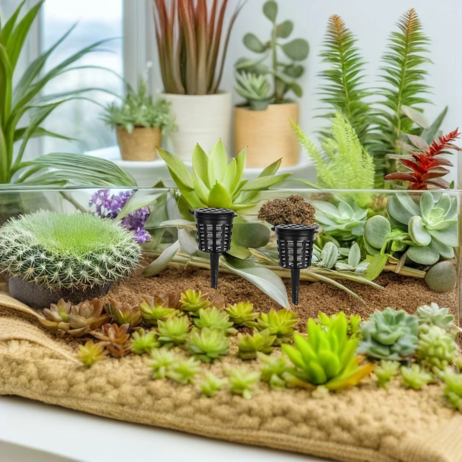 180Pcs Fertilizer Basket Bonsai with Lid Portable Plastic Planting Fertilization Tool Aquarium Plant Nutrition Cups
180Pcs Fertilizer Basket Bonsai with Lid Portable Plastic Planting Fertilization Tool Aquarium Plant Nutrition Cups