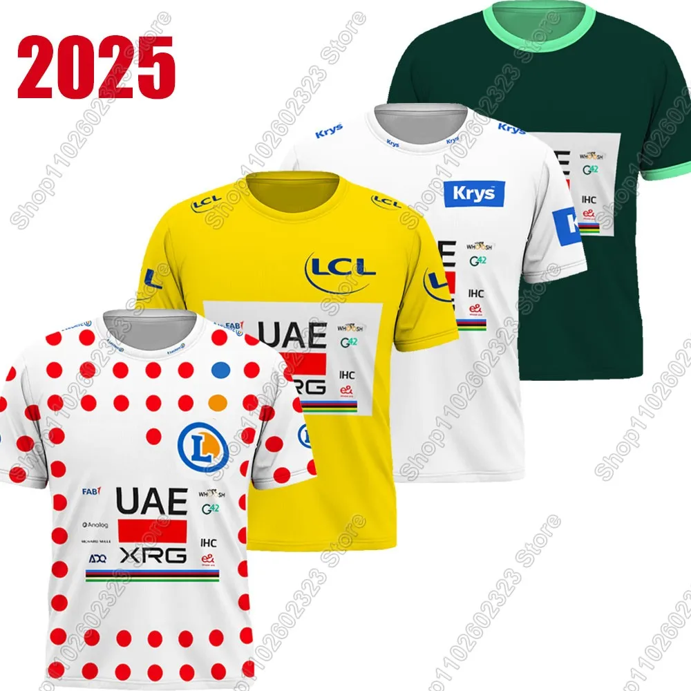 France Tour UAE Team 2025 T Shirt Cycling Jersey Outdoor Training Running Tops Fitness Jersey Sports Clothing MTB Running Wear
France Tour UAE Team 2025 T Shirt Cycling Jersey Outdoor Training Running Tops Fitness Jersey Sports Clothing MTB Running Wear