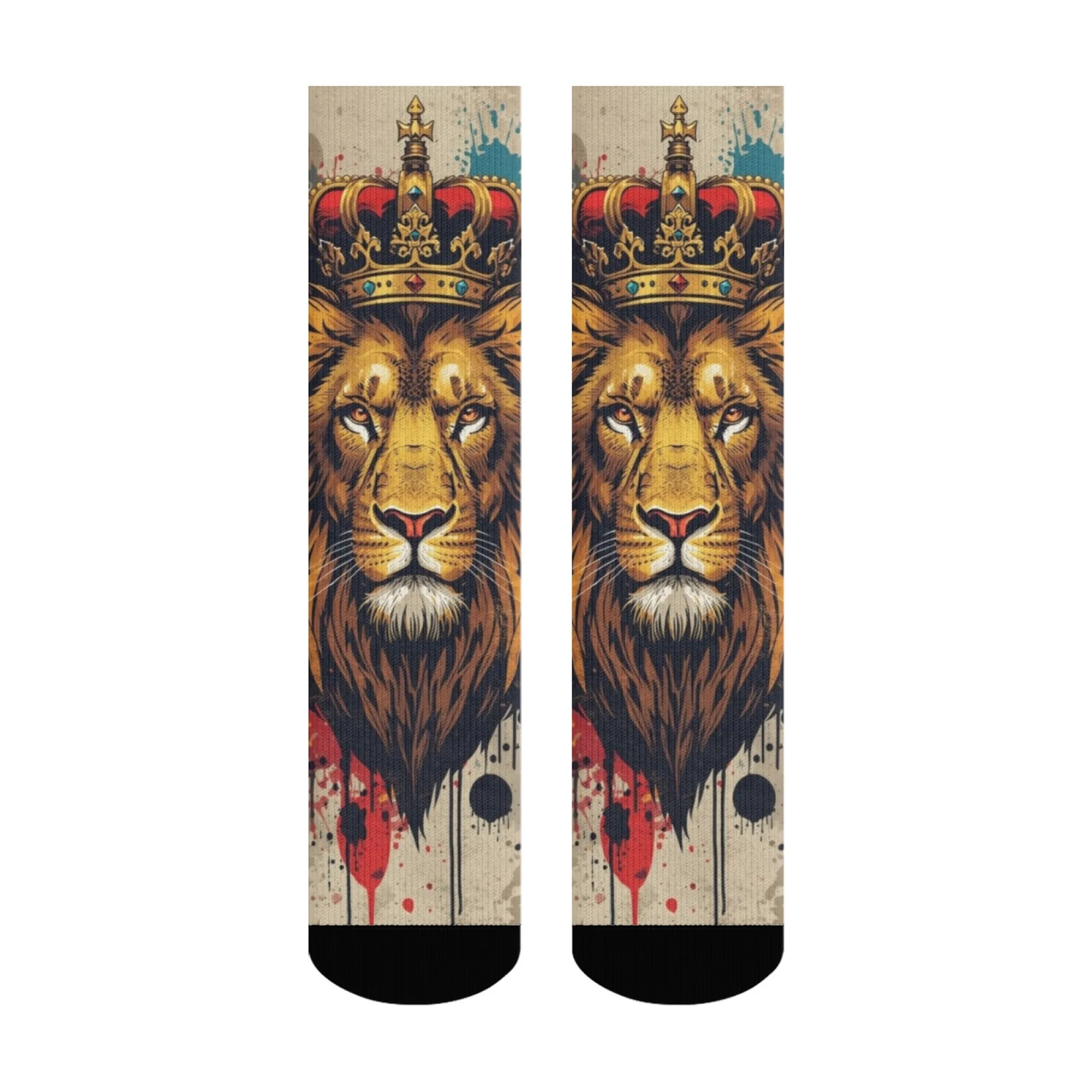 King Style Lion King Men's Socks Fashion Trendy Cool Sports Socks Breathable Comfortable Soft Non-slip Elastic Casual Socks
King Style Lion King Men's Socks Fashion Trendy Cool Sports Socks Breathable Comfortable Soft Non-slip Elastic Casual Socks