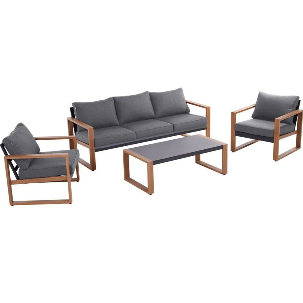 Simple Modern Outdoor Patio Sofa Set Durable Soft Waterproof Wood Includes Coffee Table Outdoor Furniture
Simple Modern Outdoor Patio Sofa Set Durable Soft Waterproof Wood Includes Coffee Table Outdoor Furniture