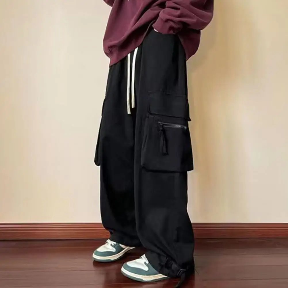 Wide Leg Pants Versatile Women's Wide Leg Cargo Pants Elastic Waist Multi-pocketed Sportswear Solid Colors for Sports Wear Women
Wide Leg Pants Versatile Women's Wide Leg Cargo Pants Elastic Waist Multi-pocketed Sportswear Solid Colors for Sports Wear Women
