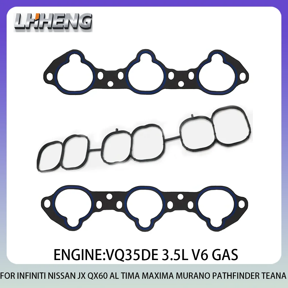 Engine Intake Manifold Gasket Set For INFINITI NISSAN VQ35DE 3.5L 3.5 L T V6 JX QX60 ALTIMA MAXIMA MURANO PATHFINDER TEANA 08-15 
Engine Intake Manifold Gasket Set For INFINITI NISSAN VQ35DE 3.5L 3.5 L T V6 JX QX60 ALTIMA MAXIMA MURANO PATHFINDER TEANA 08-15