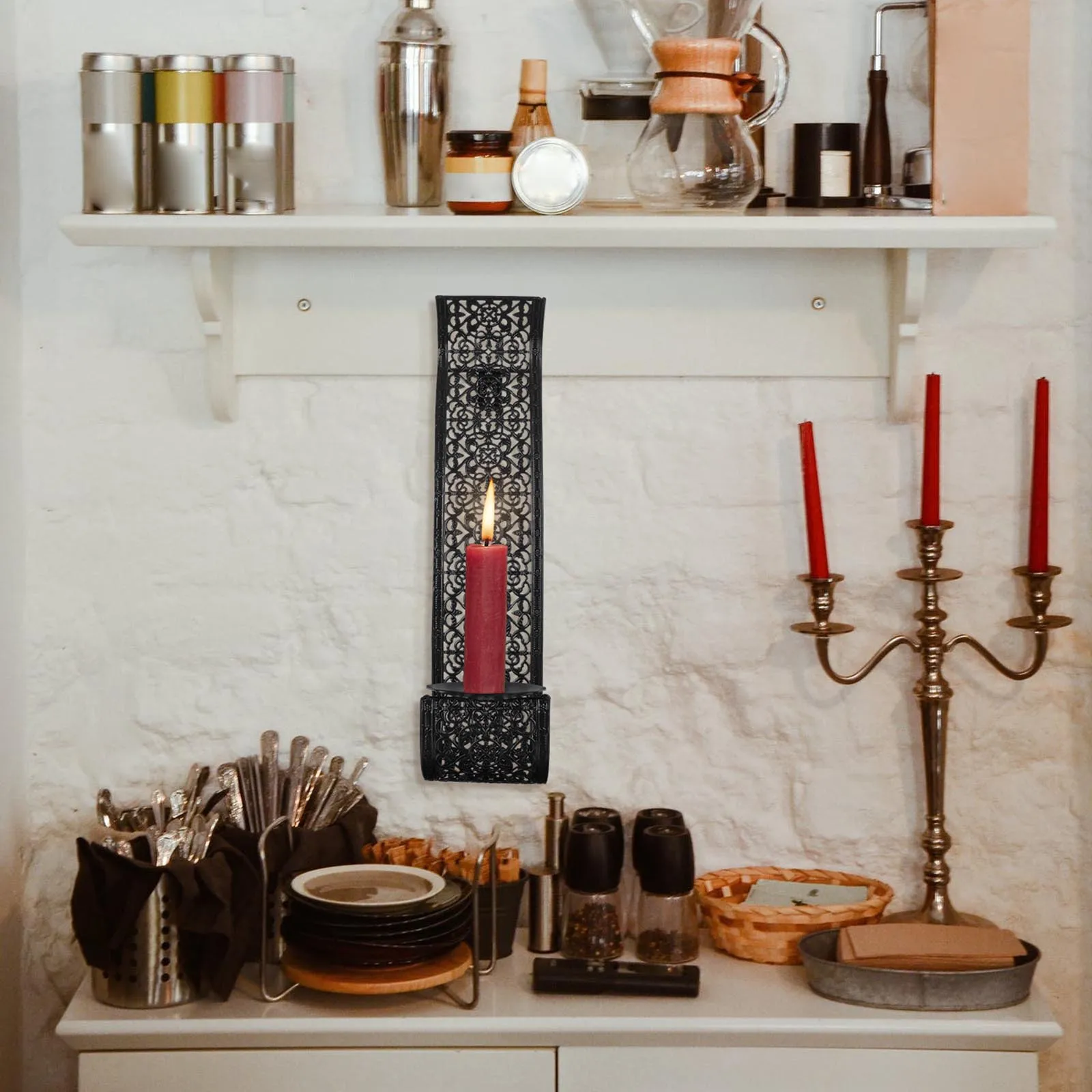 1Pcs Iron Art Wall Holder Creative Retro Decorative S Shaped Candlestick for Home Hanging Decoration Home Candlestick
1Pcs Iron Art Wall Holder Creative Retro Decorative S Shaped Candlestick for Home Hanging Decoration Home Candlestick