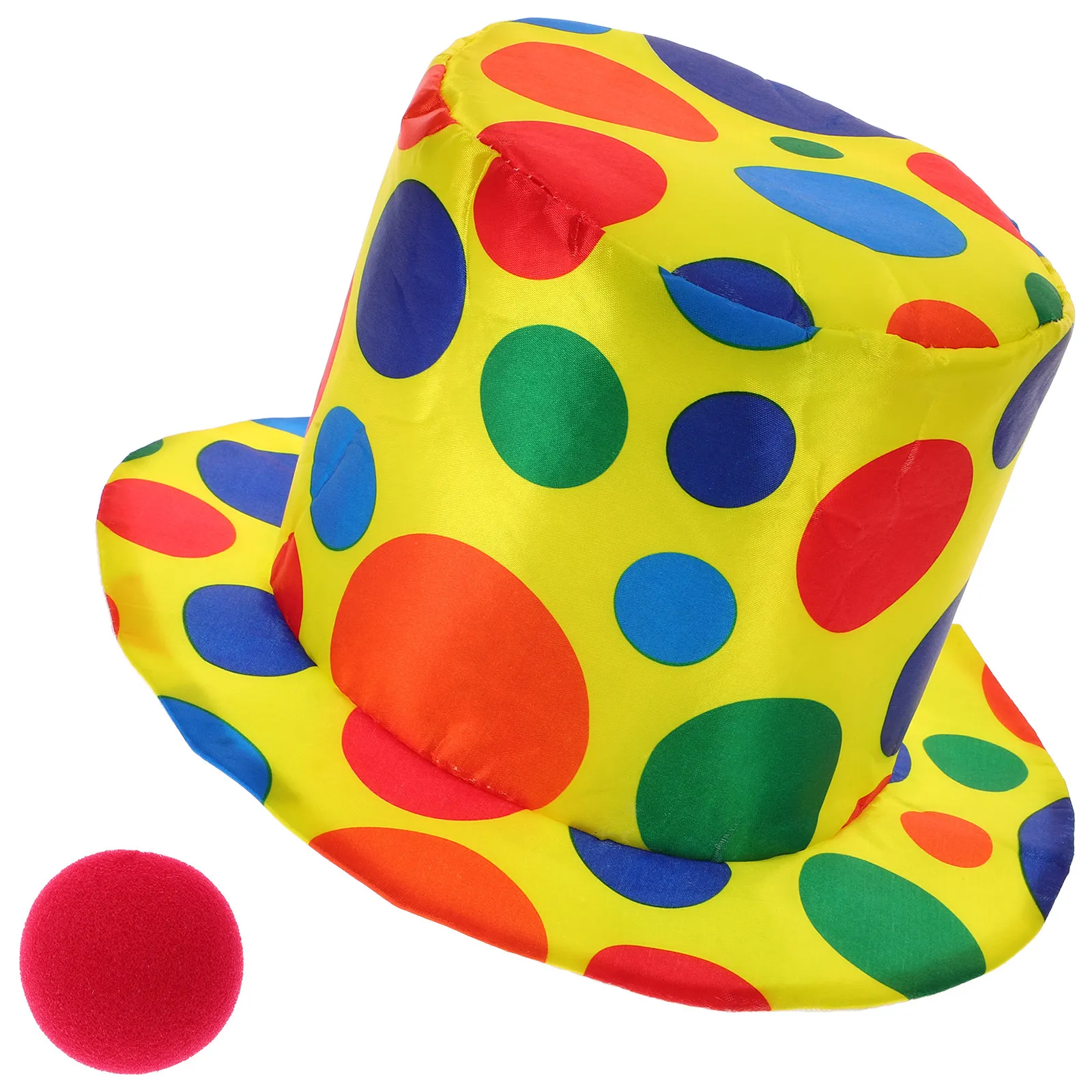 2Pcs Clown Hat Nose Accessories Funny Party Costume Props Halloween Birthday School Event Cosplay Set Clown Costume
2Pcs Clown Hat Nose Accessories Funny Party Costume Props Halloween Birthday School Event Cosplay Set Clown Costume
