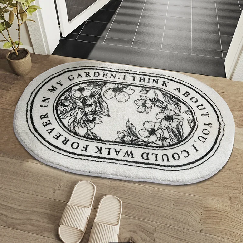 Retro Floral Bud Entrance Door Mat,Imitation Cashmere Bathroom Mat,Absorbent Anti Slip Bathroom Carpet,High-end Home Decoration
Retro Floral Bud Entrance Door Mat,Imitation Cashmere Bathroom Mat,Absorbent Anti Slip Bathroom Carpet,High-end Home Decoration