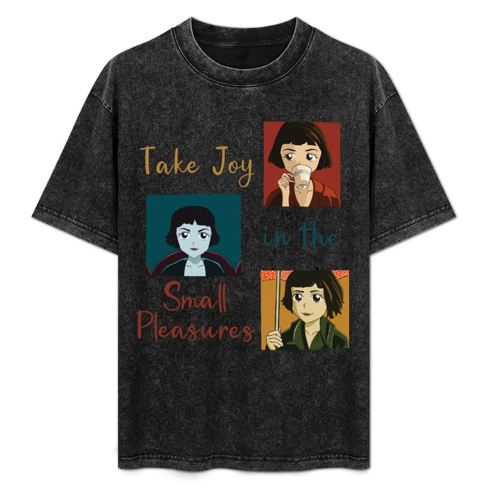 Take Joy in the Small Pleasures Amelie fanart T-Shirt funny costumes customs design your own tops Short sleeve tee men
Take Joy in the Small Pleasures Amelie fanart T-Shirt funny costumes customs design your own tops Short sleeve tee men