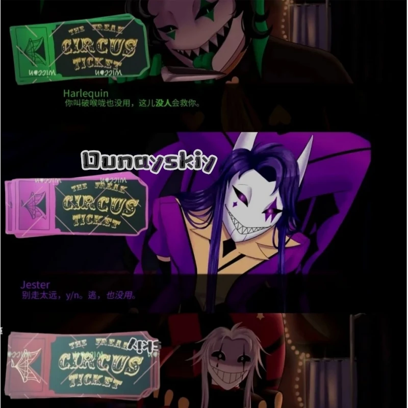 The Circus Ticket Card Red Green Pink Anime Collectible High Quality Cosplay Event Merchandise Halloween Kawaii Gift for Fans
The Circus Ticket Card Red Green Pink Anime Collectible High Quality Cosplay Event Merchandise Halloween Kawaii Gift for Fans