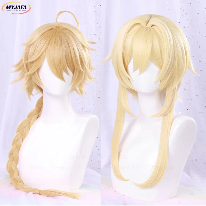 Высокое качество путешественника косплей Aether Lumine косплей парик блондин золотой термостойкие синтетические волосы аниме косплей парики + шапочка для парика
Высокое качество путешественника косплей Aether Lumine косплей парик блондин золотой термостойкие синтетические волосы аниме косплей парики + шапочка для парика