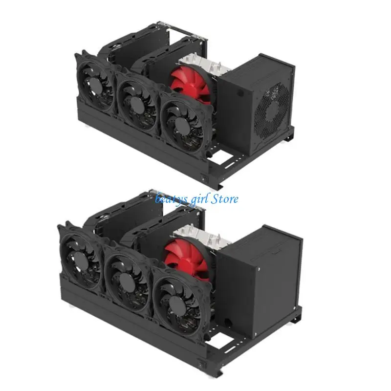 C7AB Mining Rig Frame for GPU Aluminum Open Miner Rig Case Rack for Bitcoin Currency Mining Accessory
C7AB Mining Rig Frame for GPU Aluminum Open Miner Rig Case Rack for Bitcoin Currency Mining Accessory
