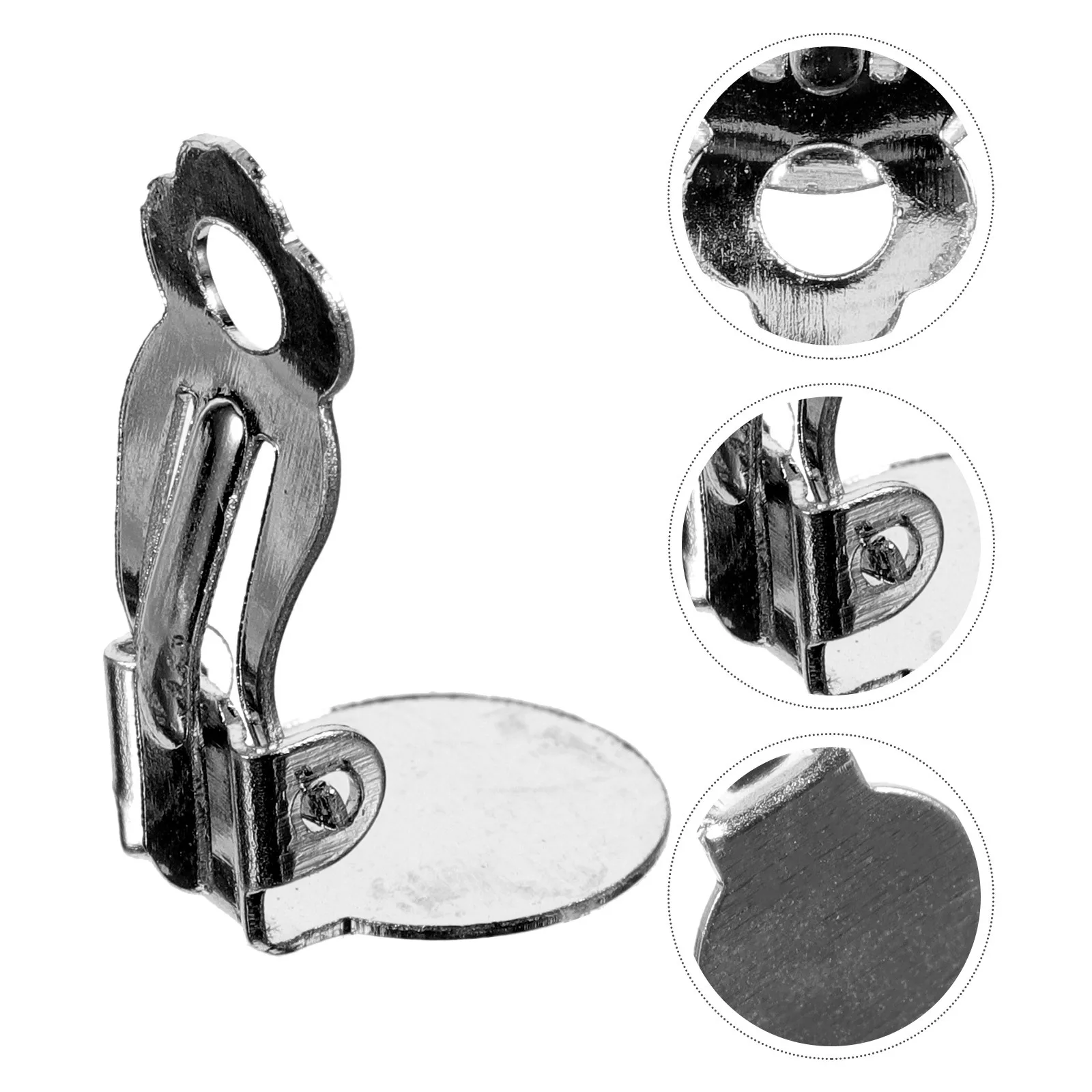 100Sets Clip on Earring Backs DIY Converter Clips for Non Pierced Ears Jewelry Making Accessories Ear Clip Bases Safe
100Sets Clip on Earring Backs DIY Converter Clips for Non Pierced Ears Jewelry Making Accessories Ear Clip Bases Safe