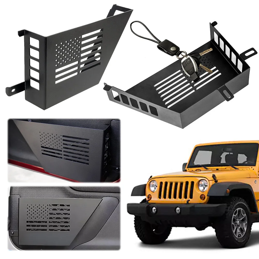 2Pcs Metal Front Door Storage Box Rust Proof Door Side Insert Organizer Auto Organizer Bracket for 2007-2018 Jeep Wrangler
2Pcs Metal Front Door Storage Box Rust Proof Door Side Insert Organizer Auto Organizer Bracket for 2007-2018 Jeep Wrangler