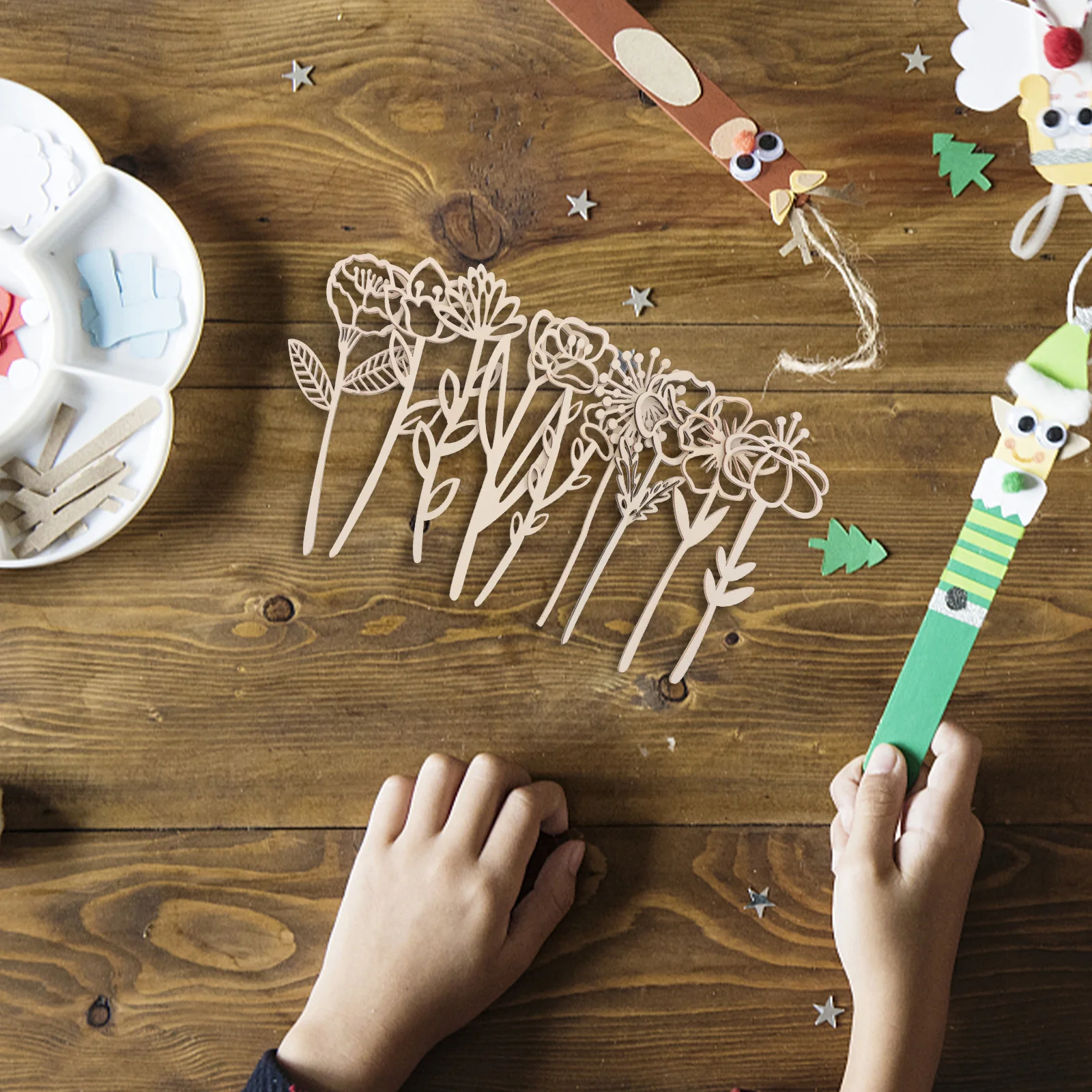 16Pcs Wooden Floral Cutouts Rustic Wildflowers DIY Wood Flowers for Home Decor Wedding Party Crafting Supplies
16Pcs Wooden Floral Cutouts Rustic Wildflowers DIY Wood Flowers for Home Decor Wedding Party Crafting Supplies